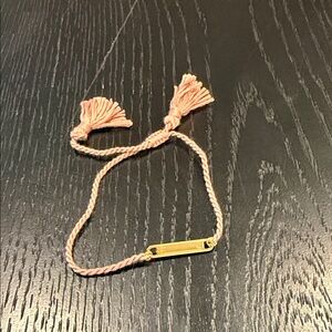 NWT PLUNDER Gold and Pink Tassel Bracelet mix and match 3 for $35